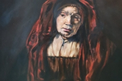 Portrait-of-an-old-woman.-Rembrandt-Harmens-Van-Rhine.-Copy.-XVII-century.-800.00