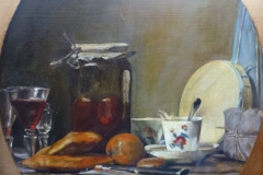 Bank-with-apricots.-Jean-Baptiste-Chardin-of-the-16th-century.-Copy.-300.00
